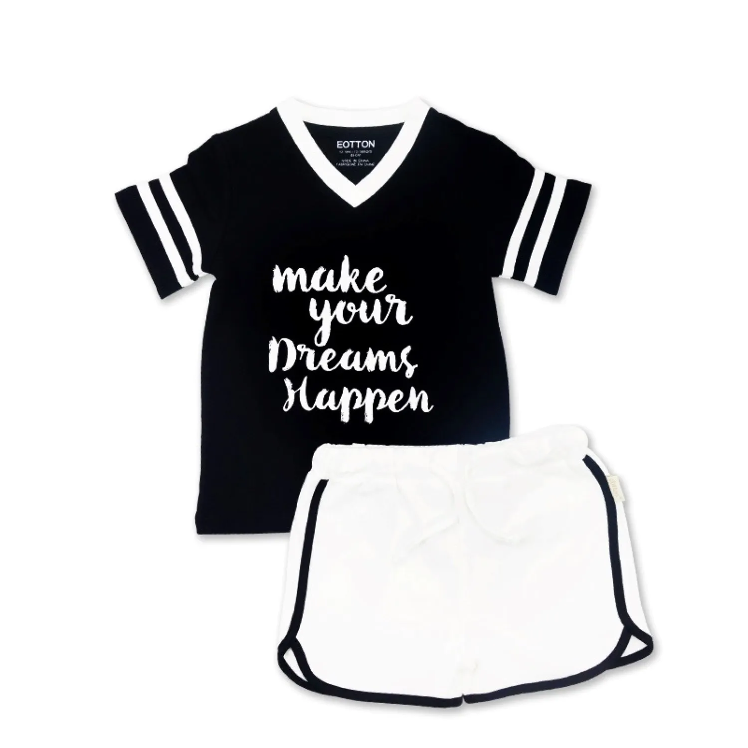 Baby Tee & Shorts Set: Organic Kids Summer Clothing