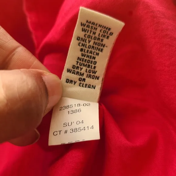 Banana Republic A-line Flounce Linen Skirt Hot Pink Size 0