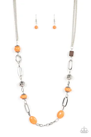 Barefoot Bohemian - Orange Necklace