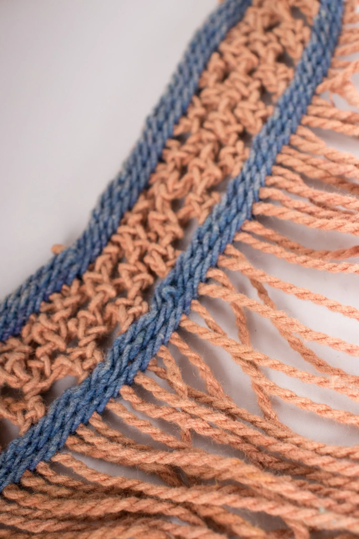 Beaded Macrame Bib Necklace