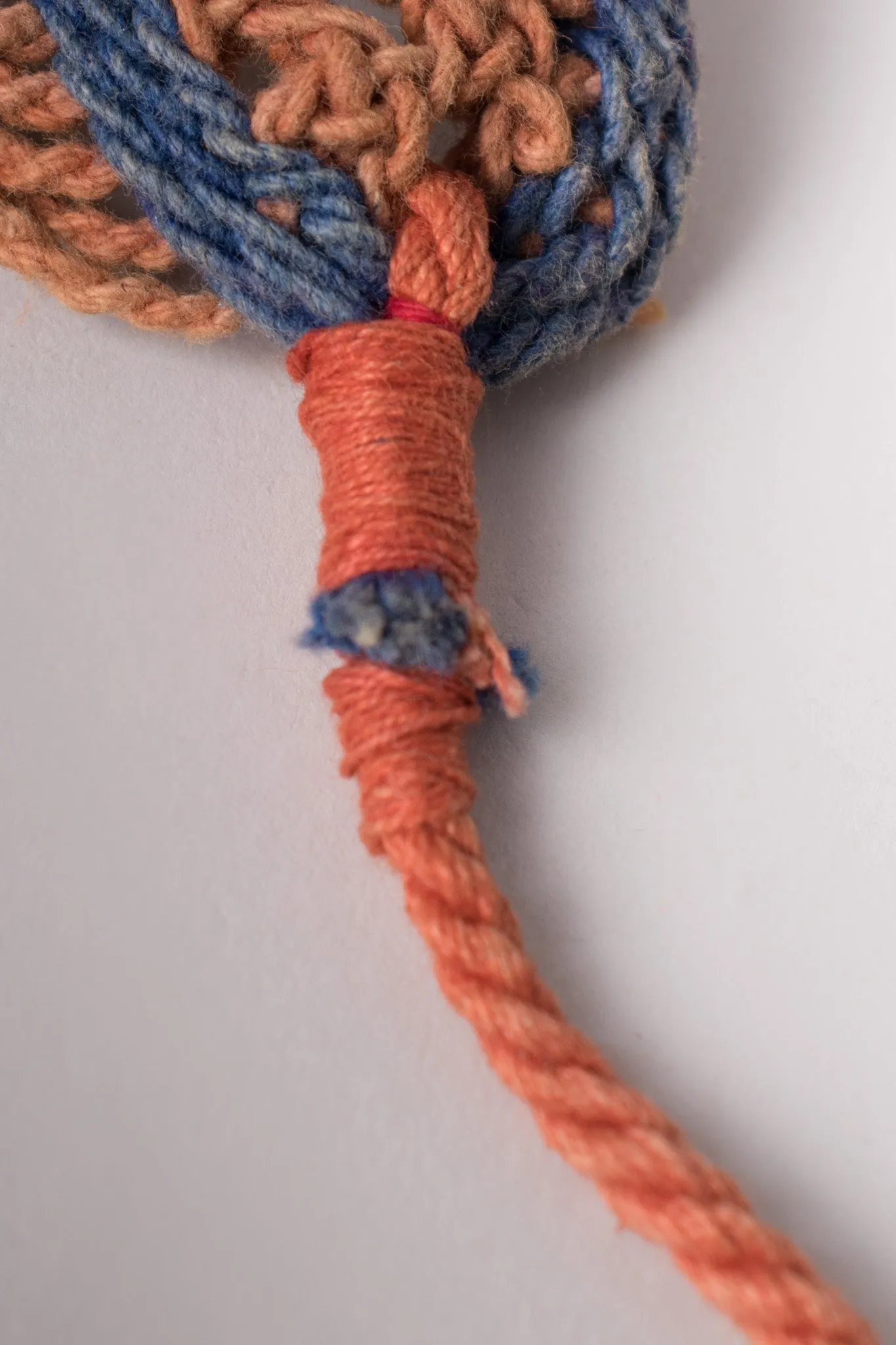 Beaded Macrame Bib Necklace