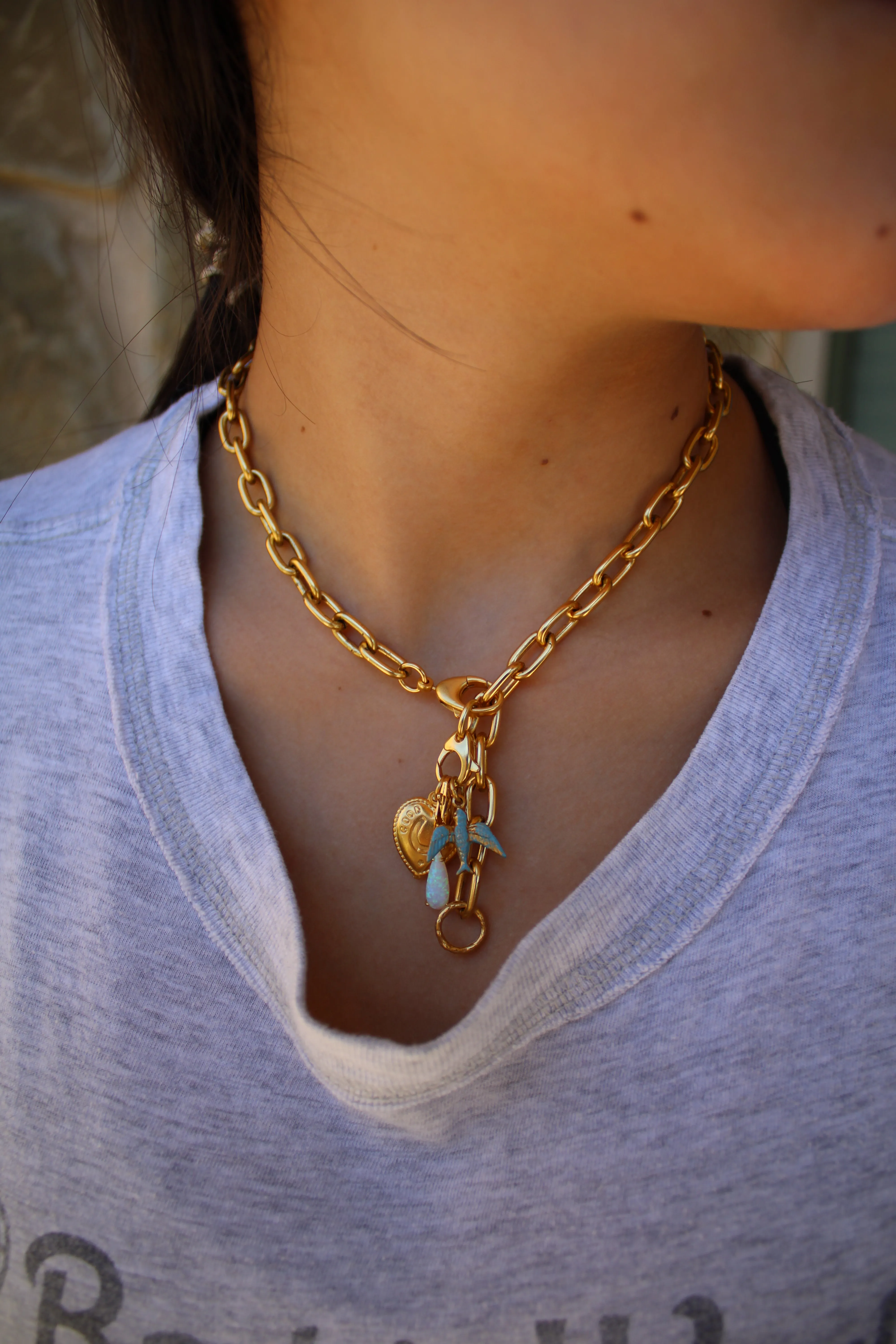 Betty Vintage Charm Necklace