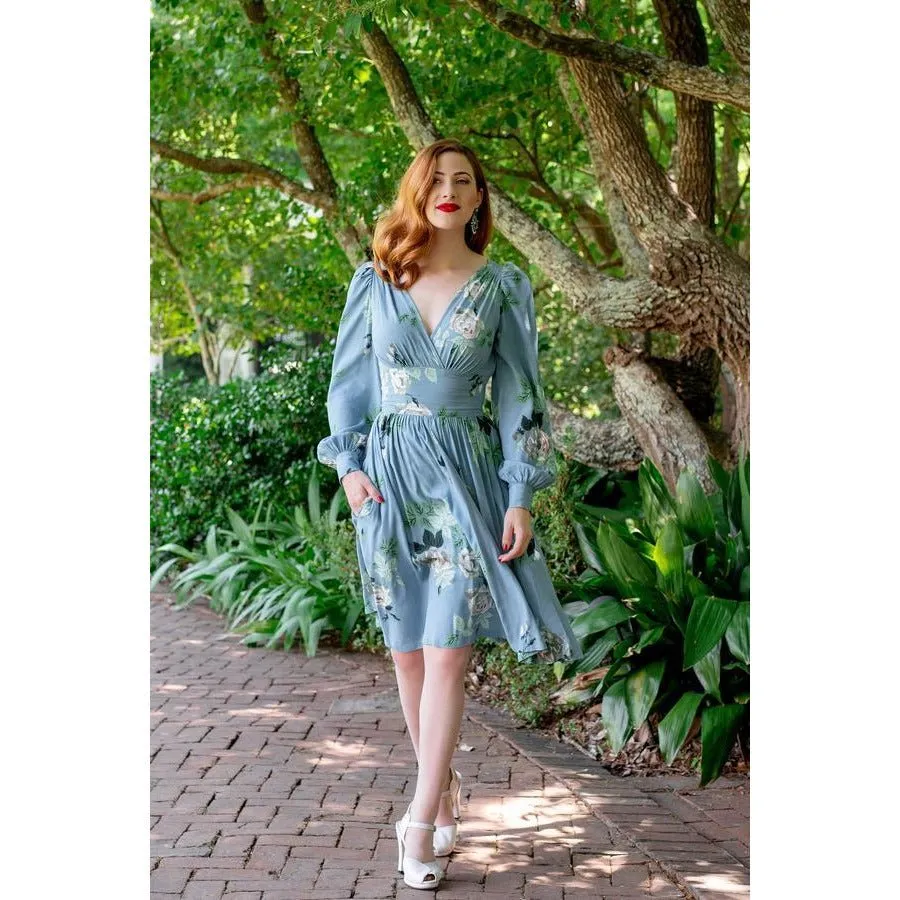 Bianca Dress in French Blue