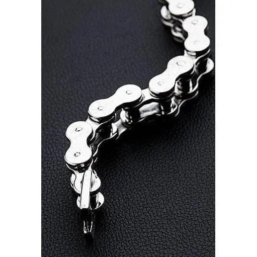 Big Bike Sterling Silver Chain Biker Bracelet