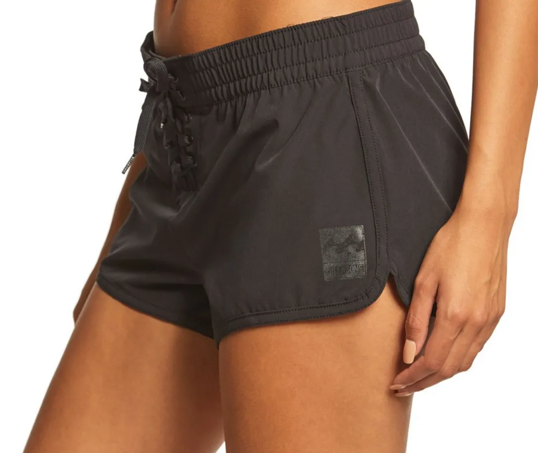 Billabong Women's Sol Searcher Volley Lace up BoardShort | Black Pebble