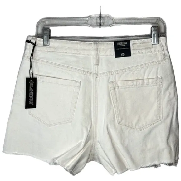 Blank NYC The Reeve In Ray Of Sunshine High Rise Crochet Shorts Size 28