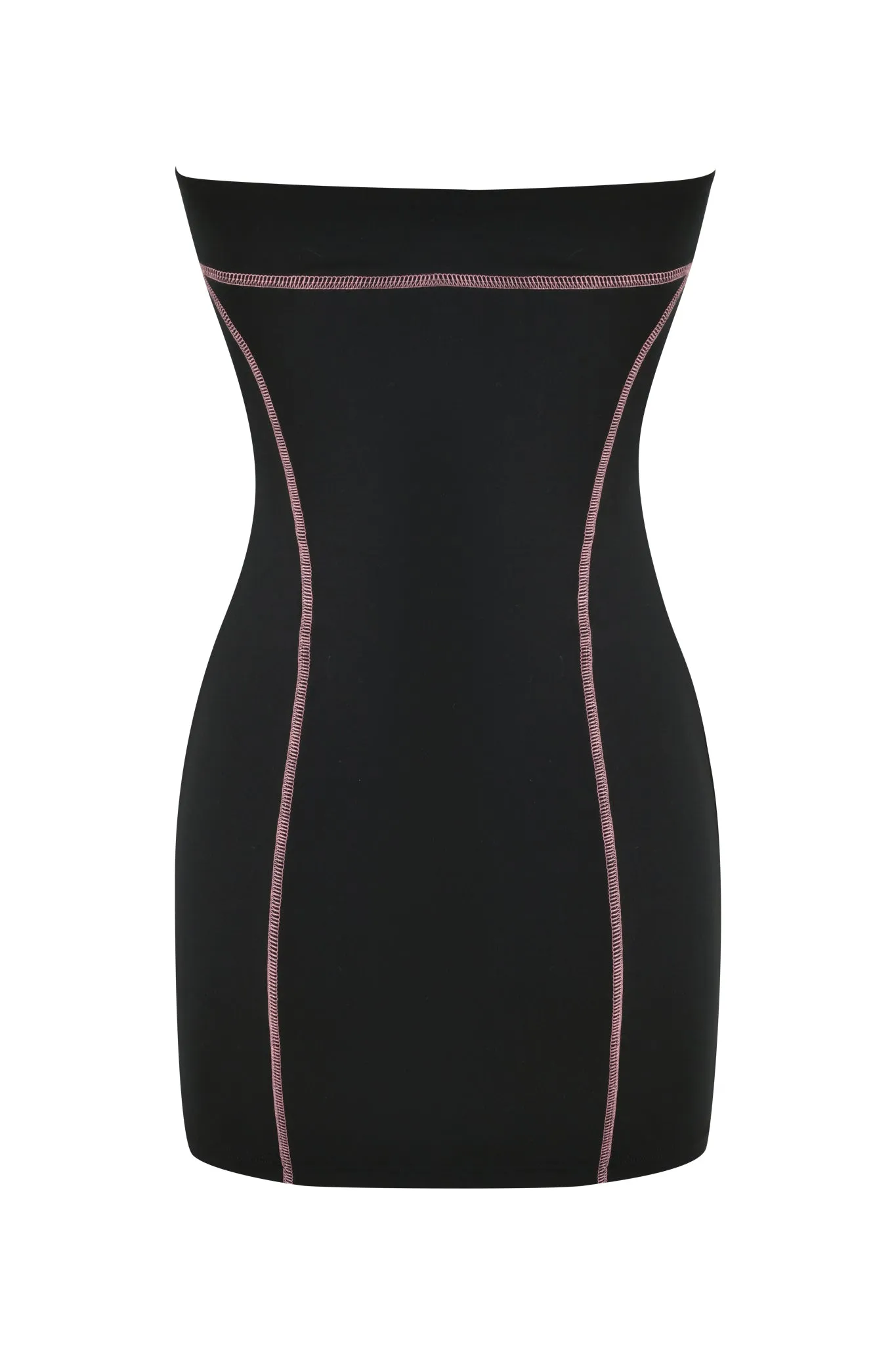 BLARE TUBE MINI DRESS - BLACK
