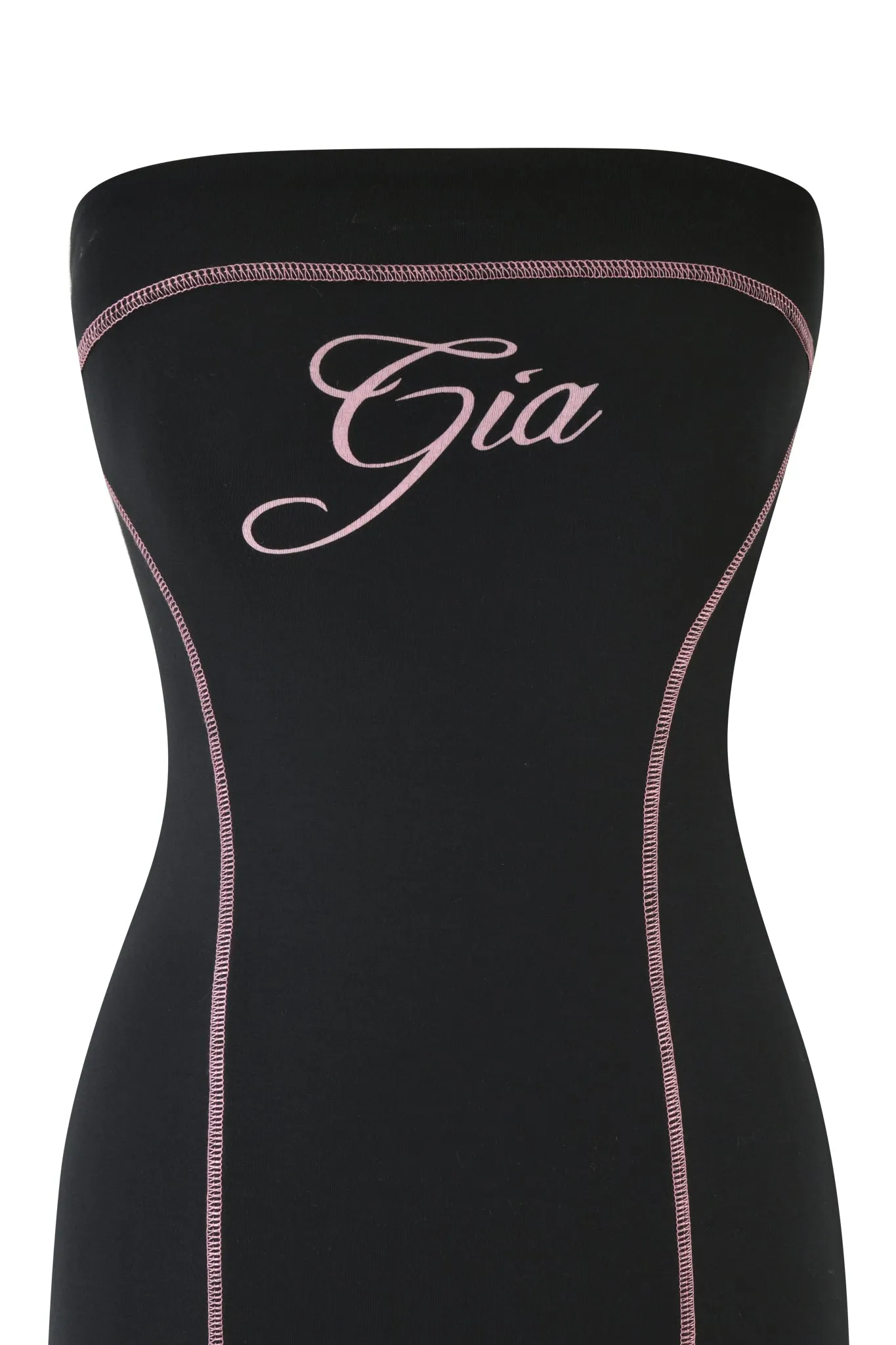 BLARE TUBE MINI DRESS - BLACK
