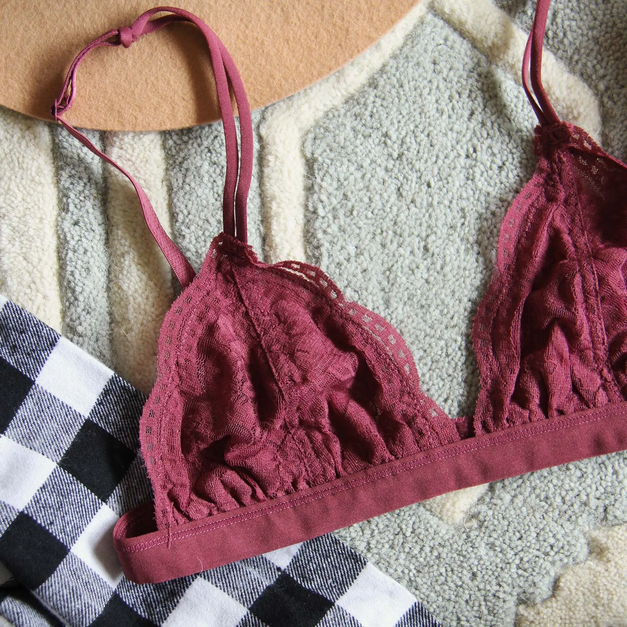 Boheme Lace Bralette in Autumn