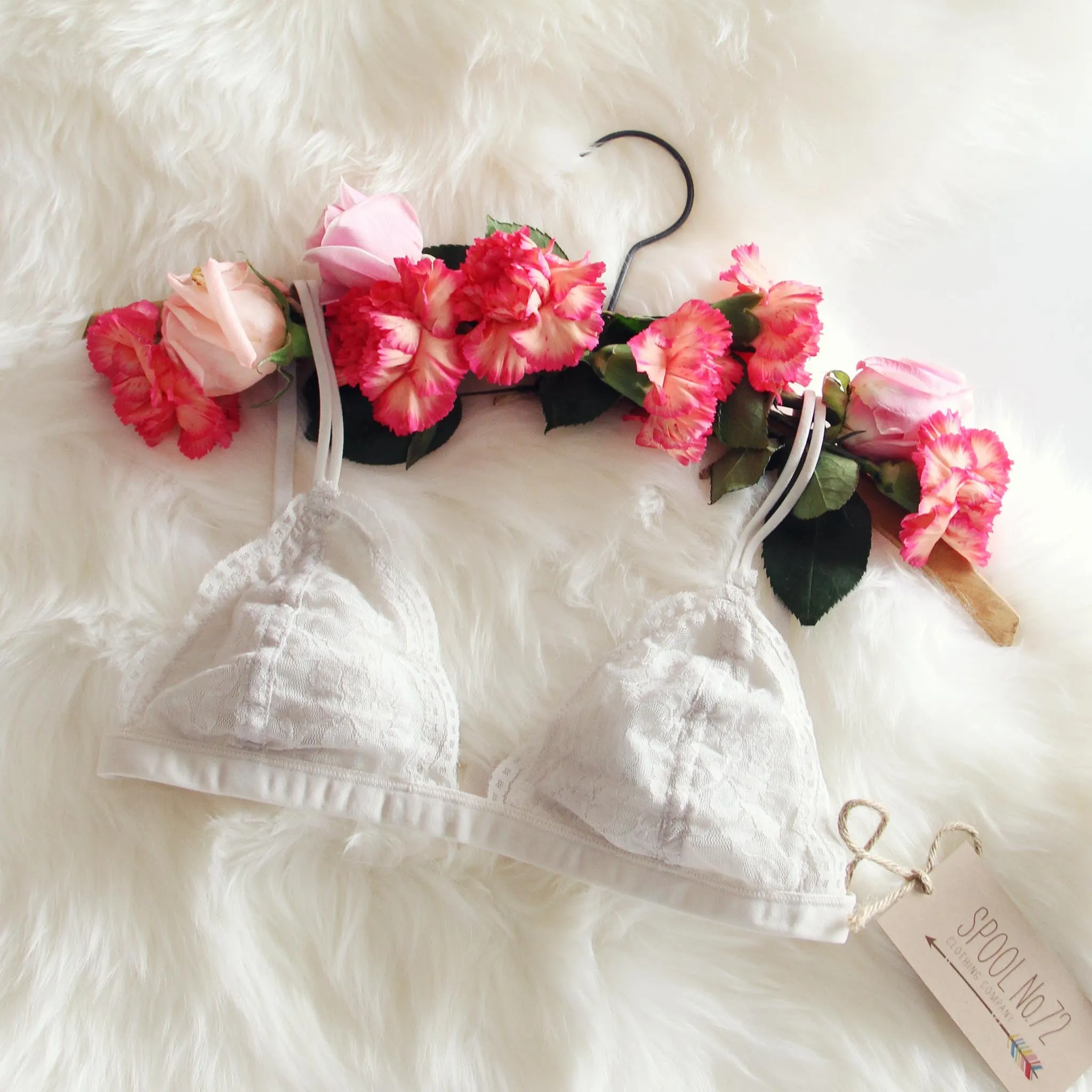 Boheme Lace Bralette in Sand