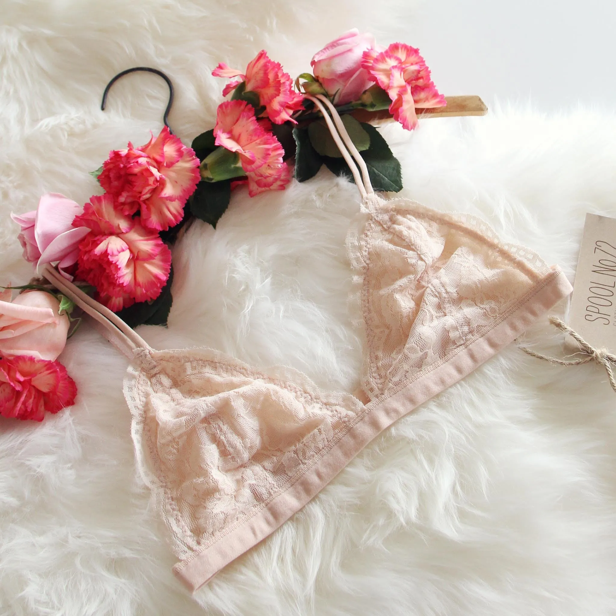 Boheme Lace Bralette in Sweetheart