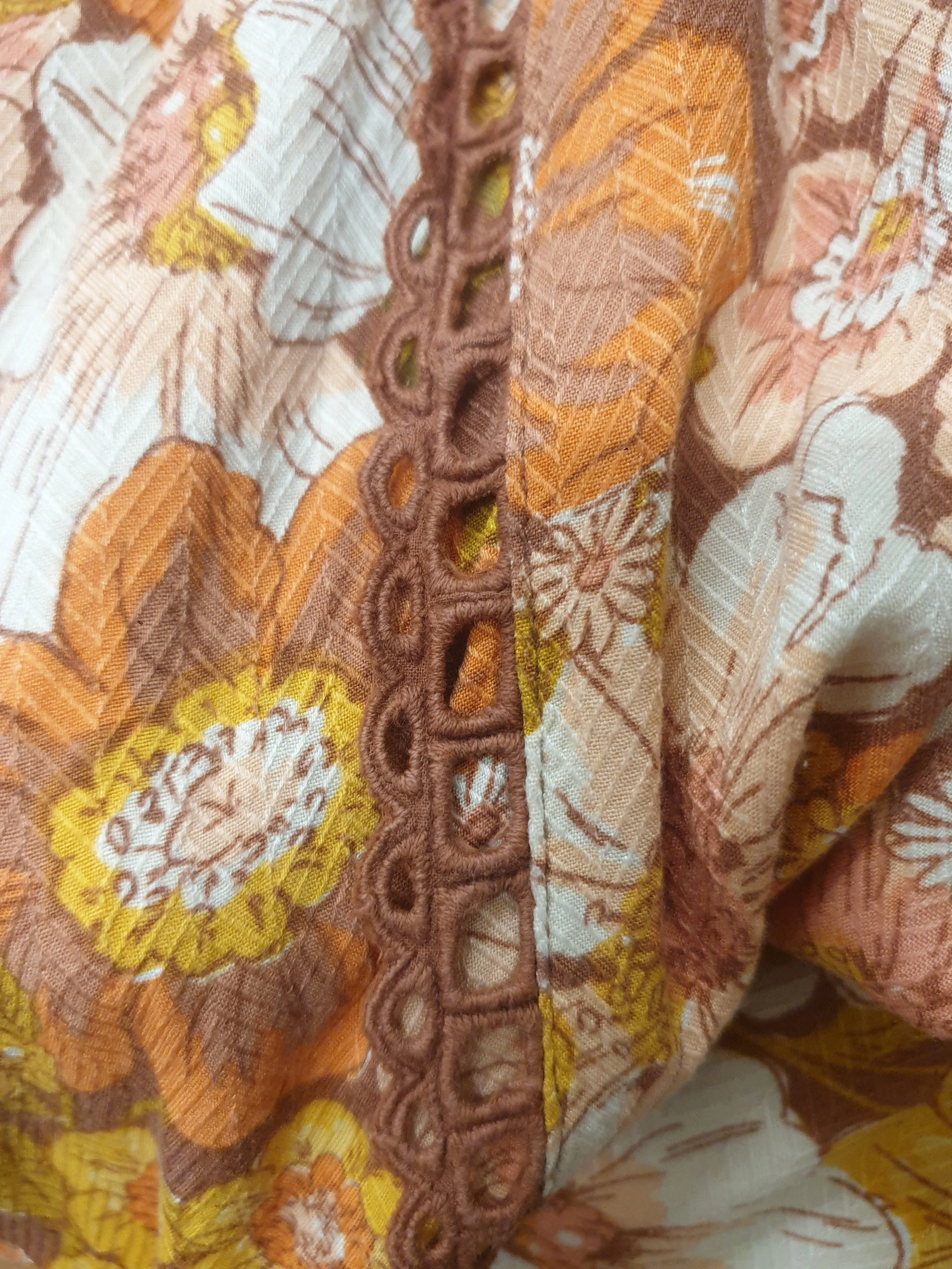 Bohemian Traders floral autumnal print skirt size 4XL