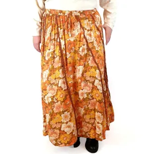 Bohemian Traders floral autumnal print skirt size 4XL
