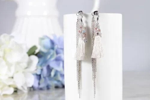 Boho wind tassel earrings