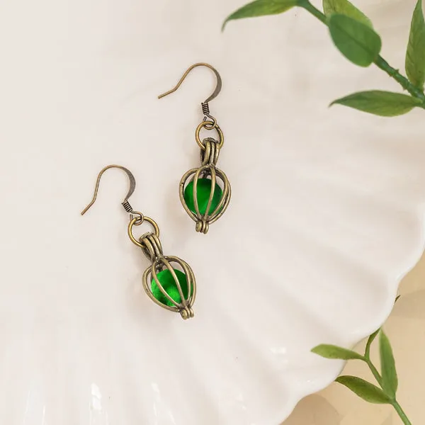 Brass Drop Earrings