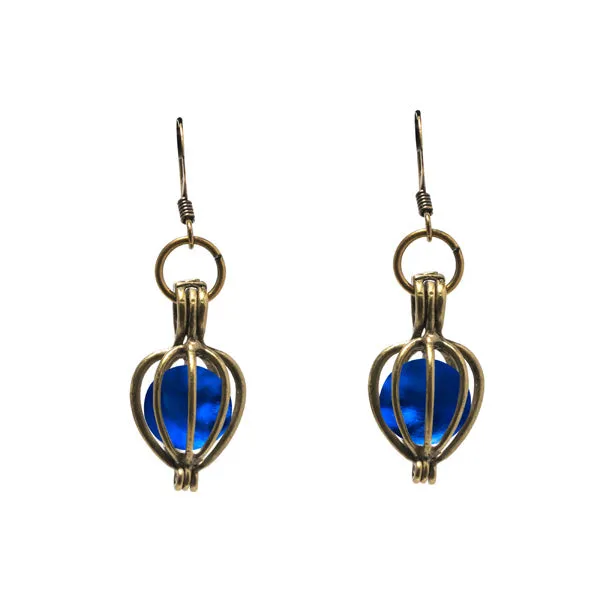 Brass Drop Earrings