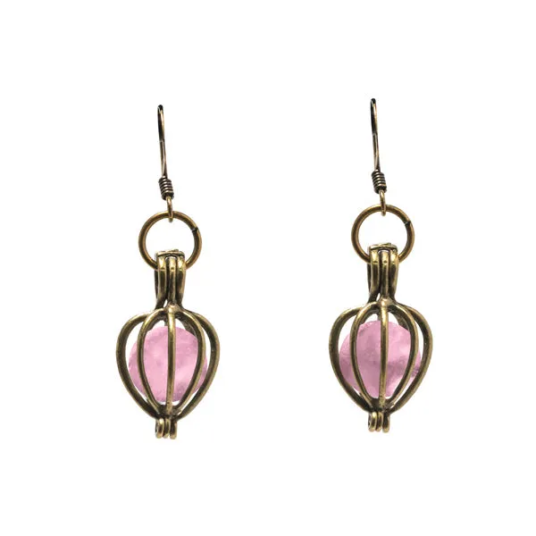 Brass Drop Earrings
