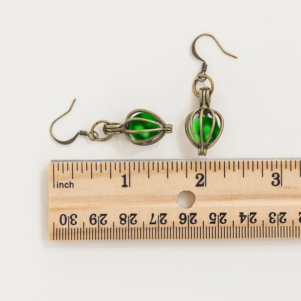 Brass Drop Earrings