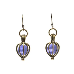 Brass Drop Earrings