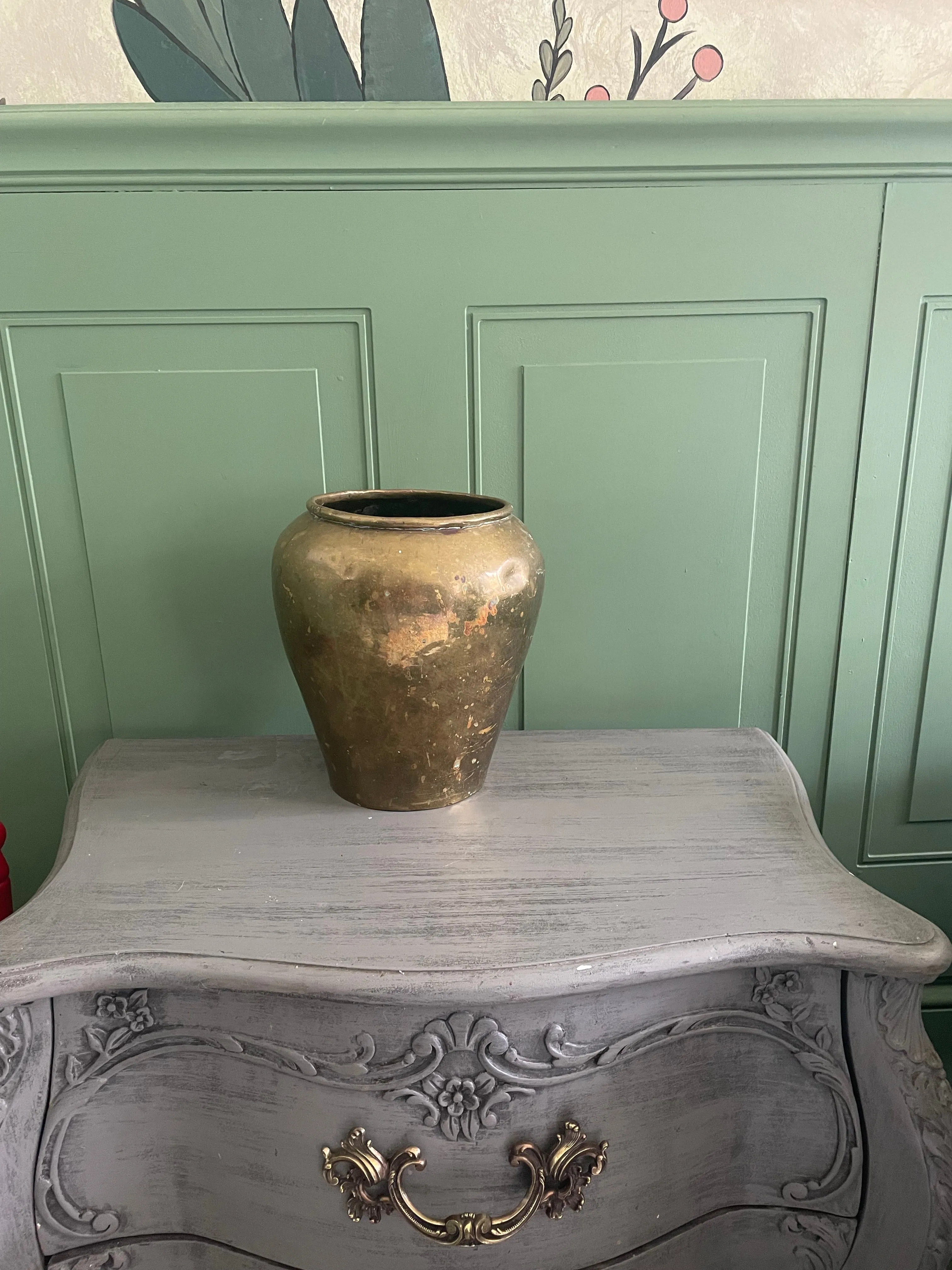 Brass vase