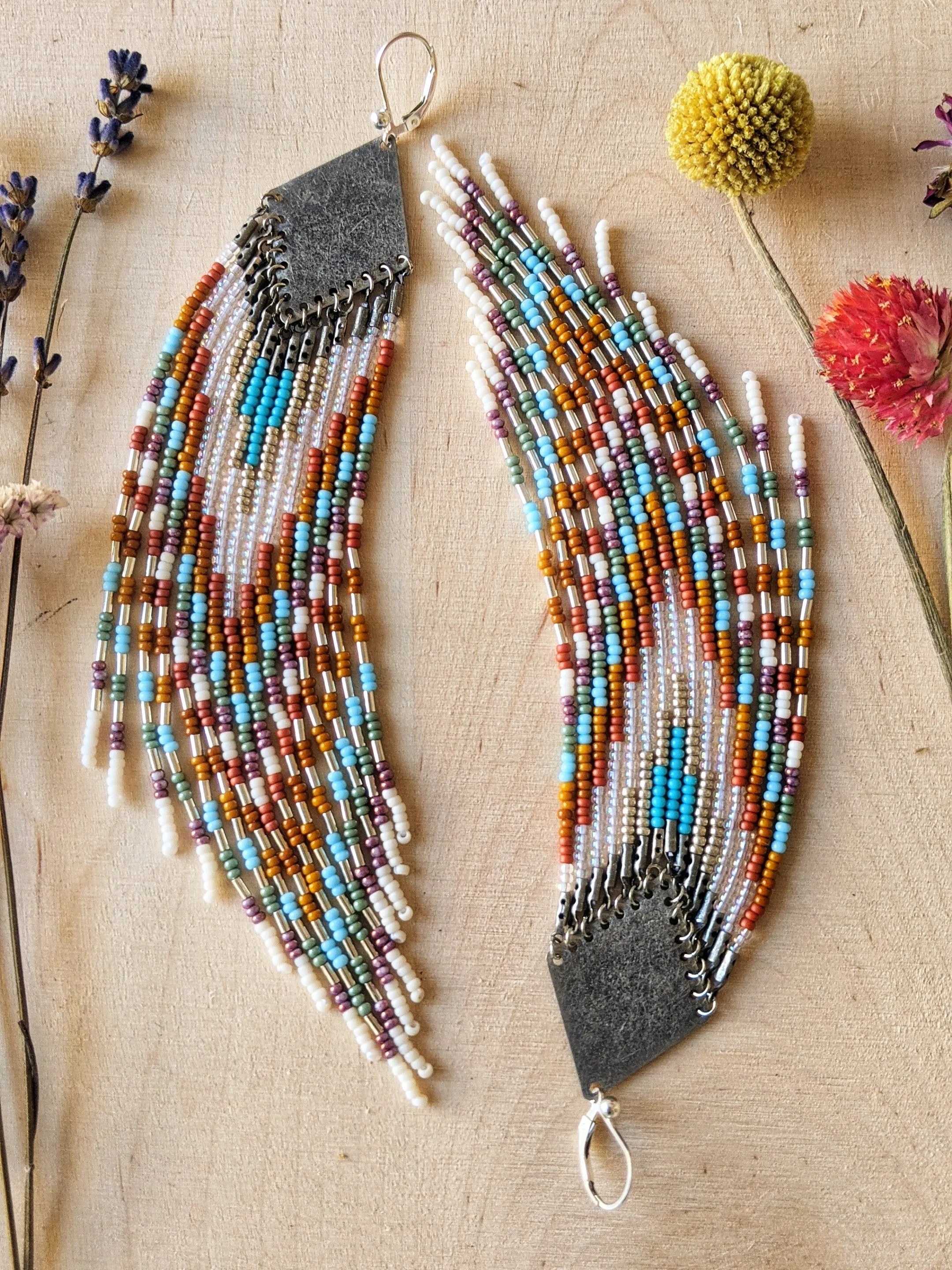 Brene Confetti Beaded Earrings