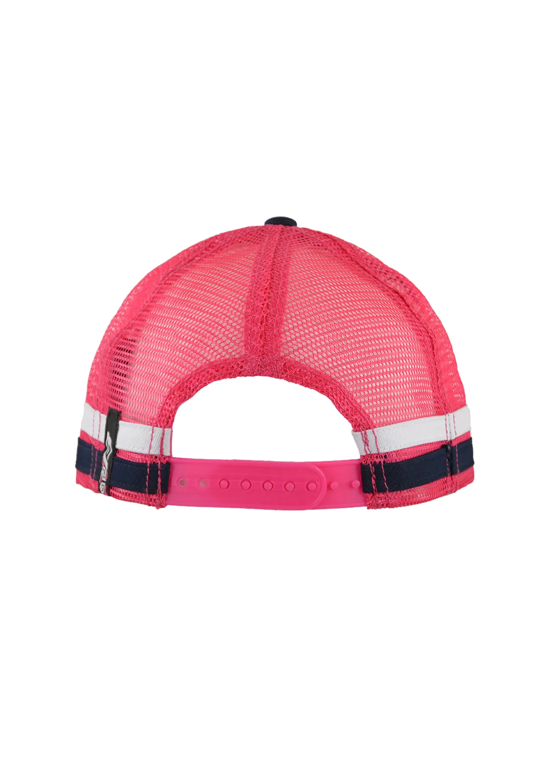 Bullzye Women's Racer Cap - Navy/Pink