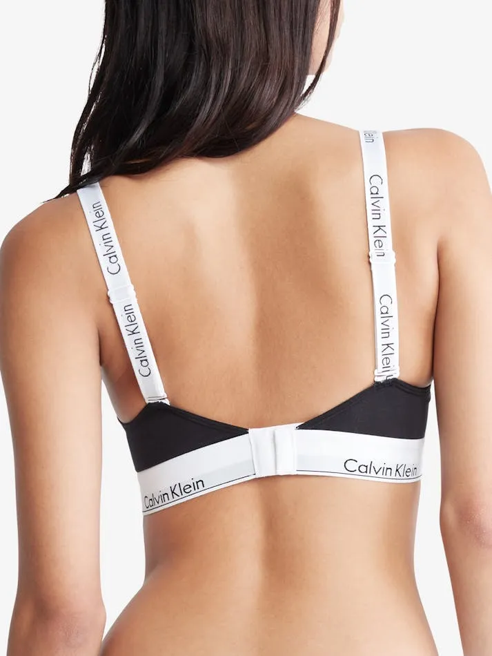 Calvin Klein Modern Cotton Lightly Lined Bralette - 2 Colours