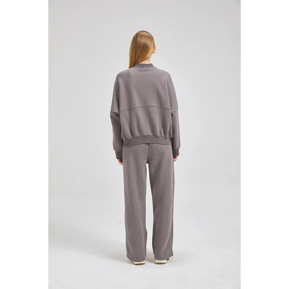Cardigan Long Sleeve & Tracksuit Baggy Pants Fall Outfits Sets