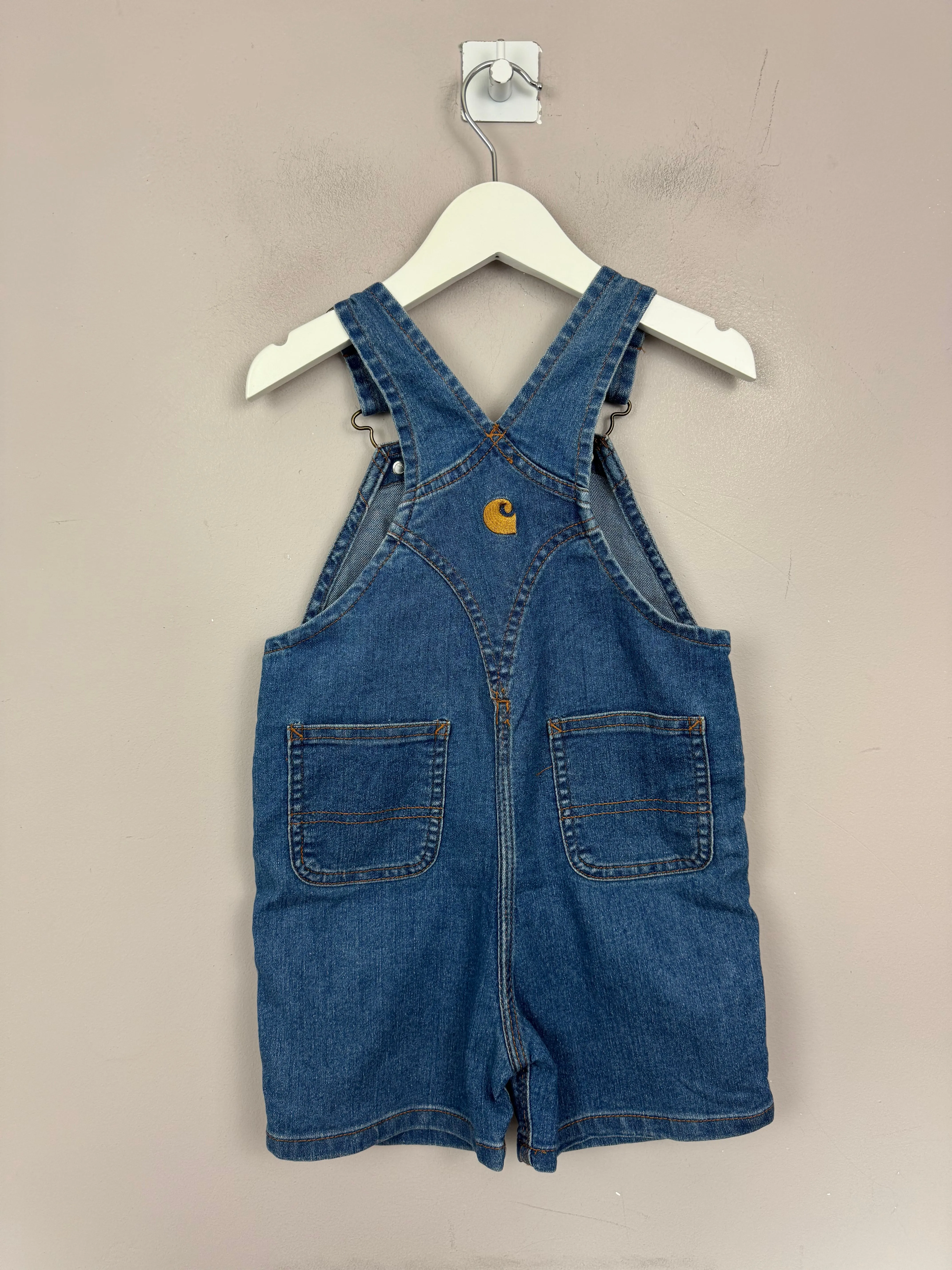 Carhartt Short Denim Dungarees 3y