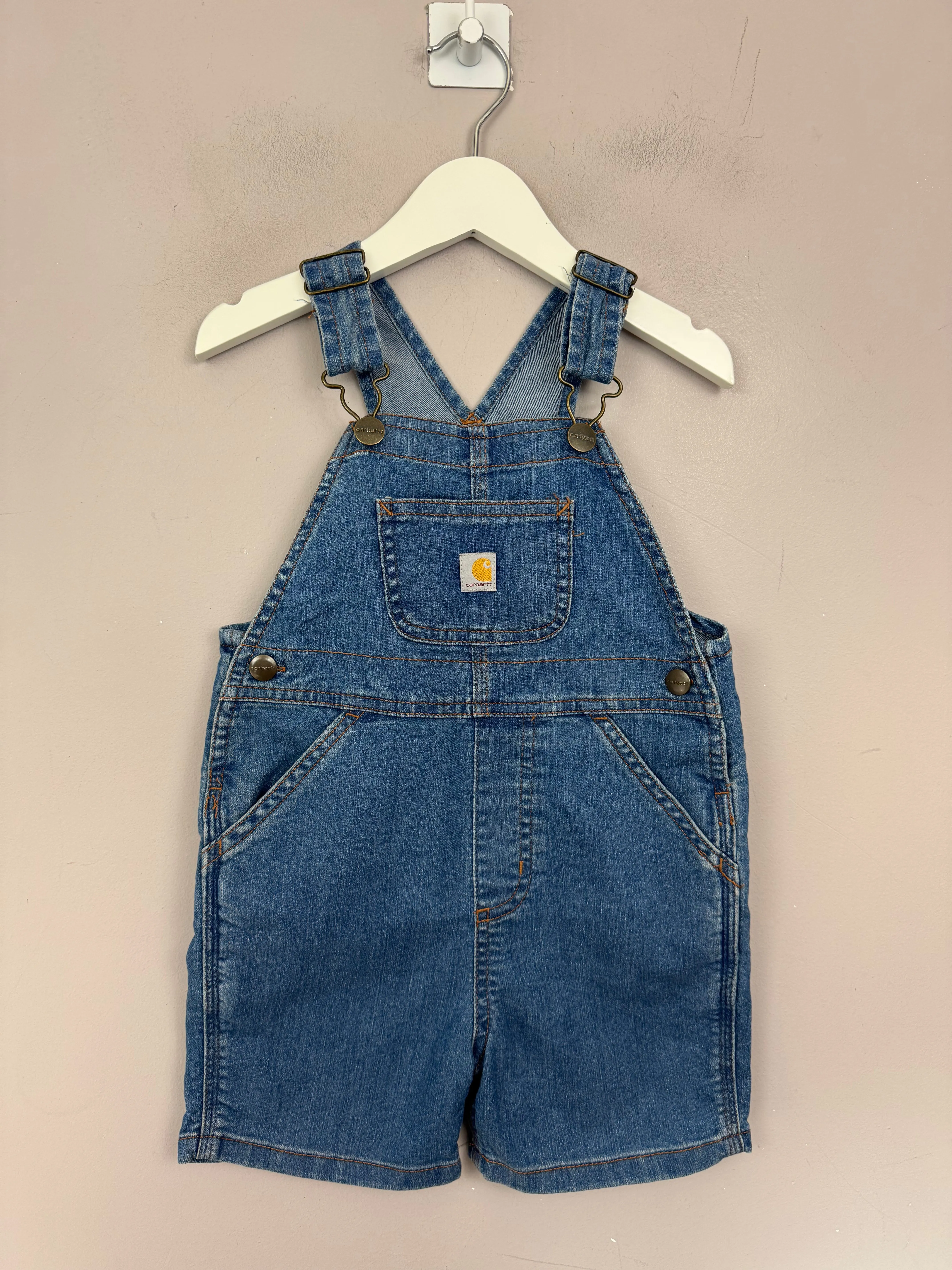 Carhartt Short Denim Dungarees 3y