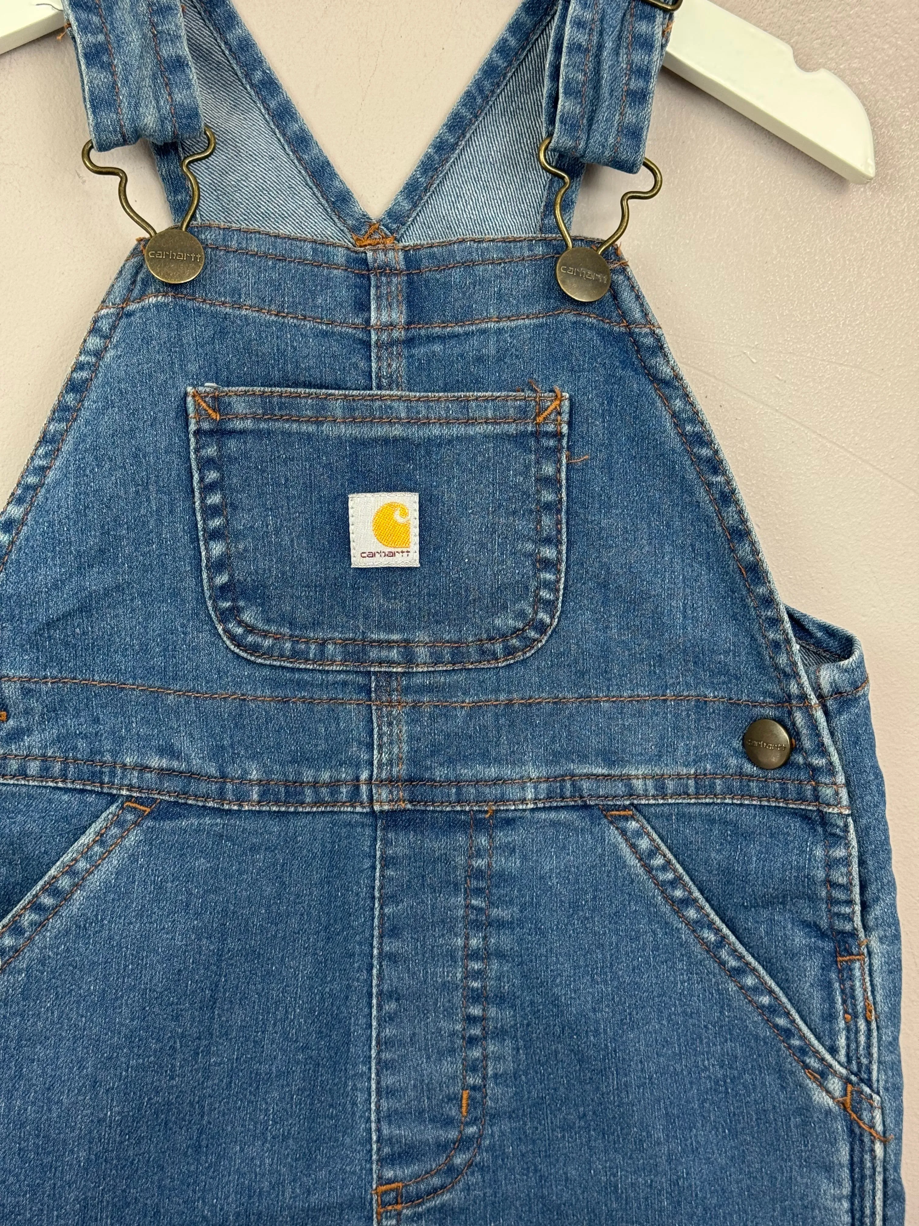 Carhartt Short Denim Dungarees 3y