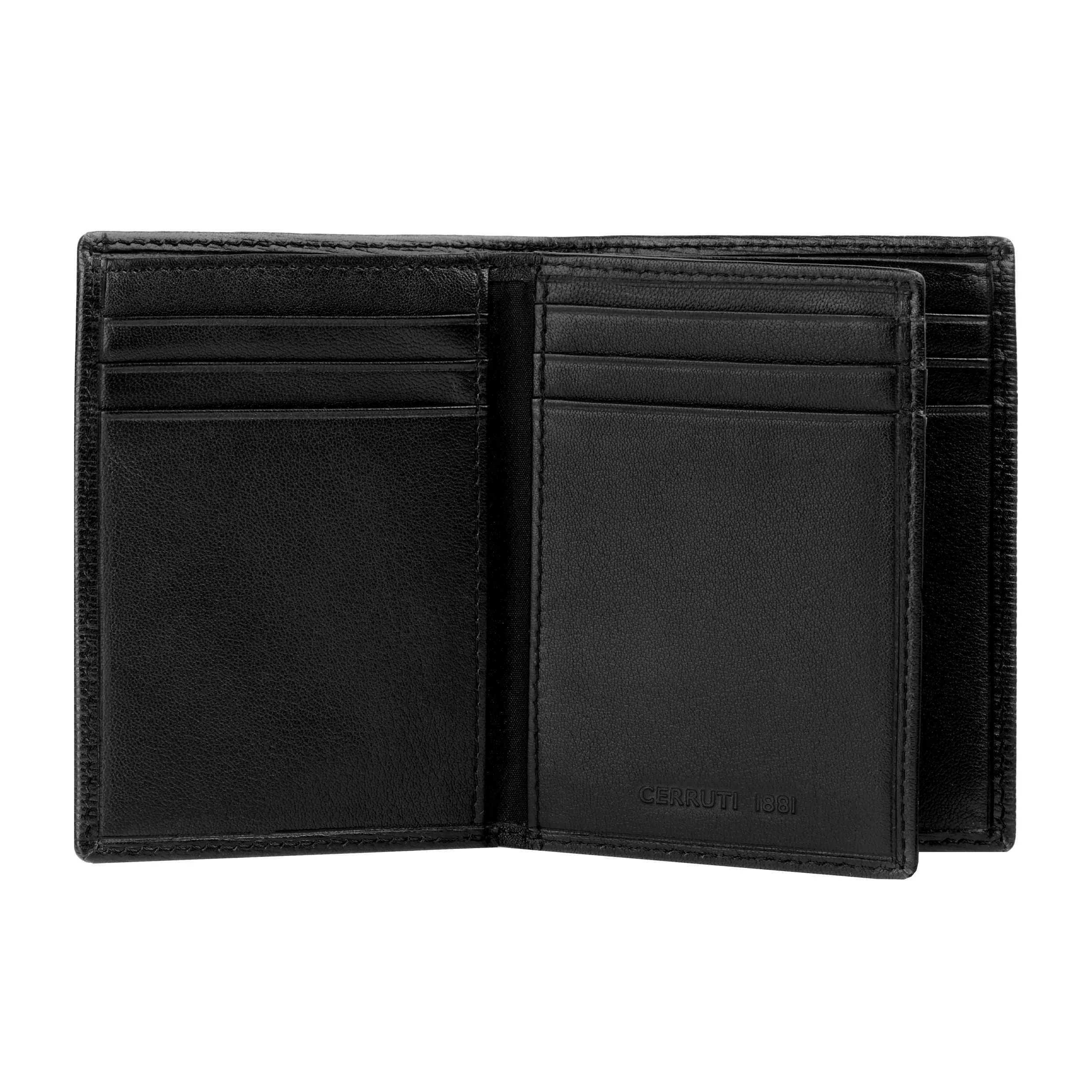 CERRUTI 1881 NLE515A - Card holder trifold Belgravia Black