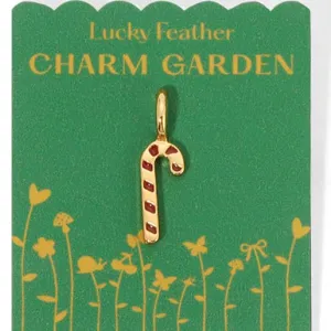 Charm Garden - Holiday - Candy Cane - Gold