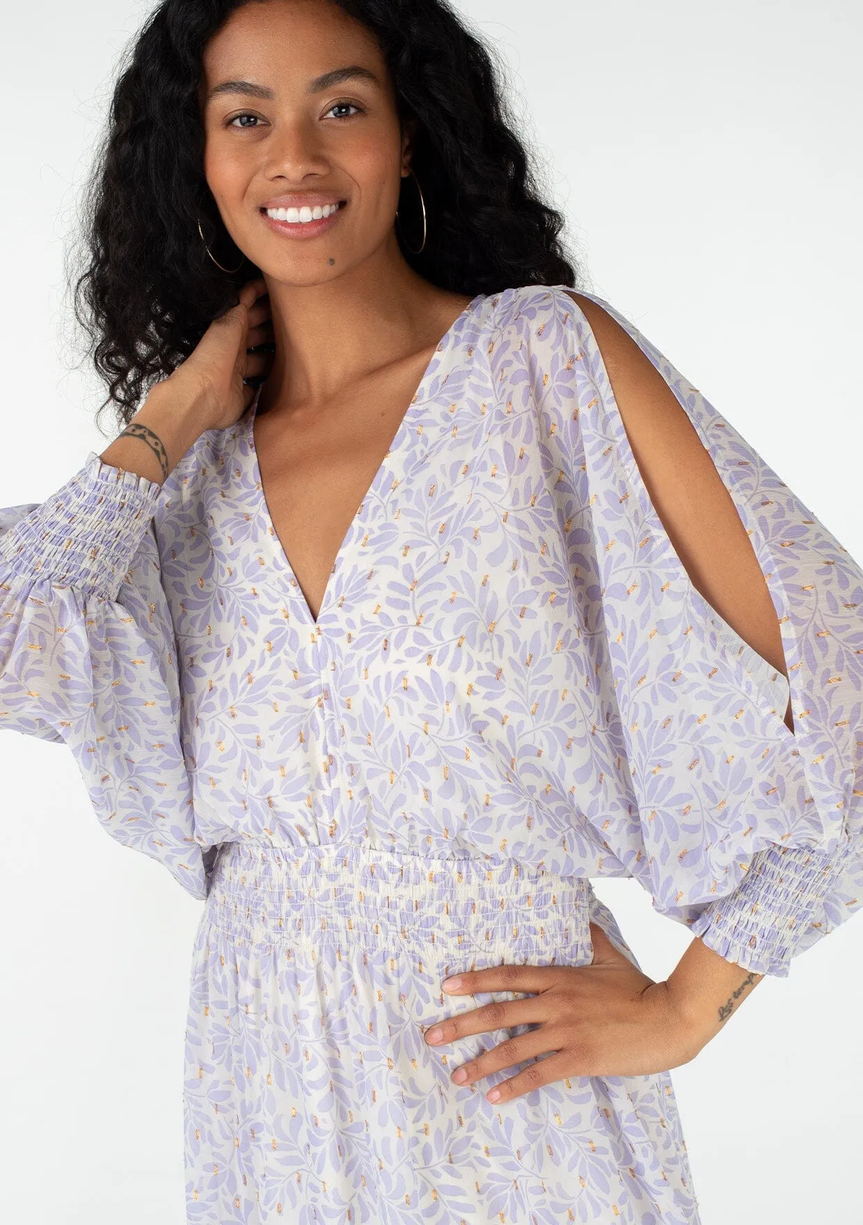 Chiara Split Sleeve Mini Dress