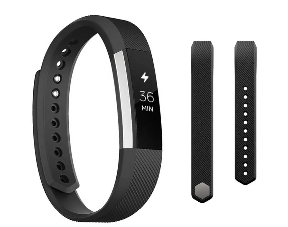 Compatible  Replacement Band for Fit Bit Alta- Black, Blue, Pink, Purple or Teal