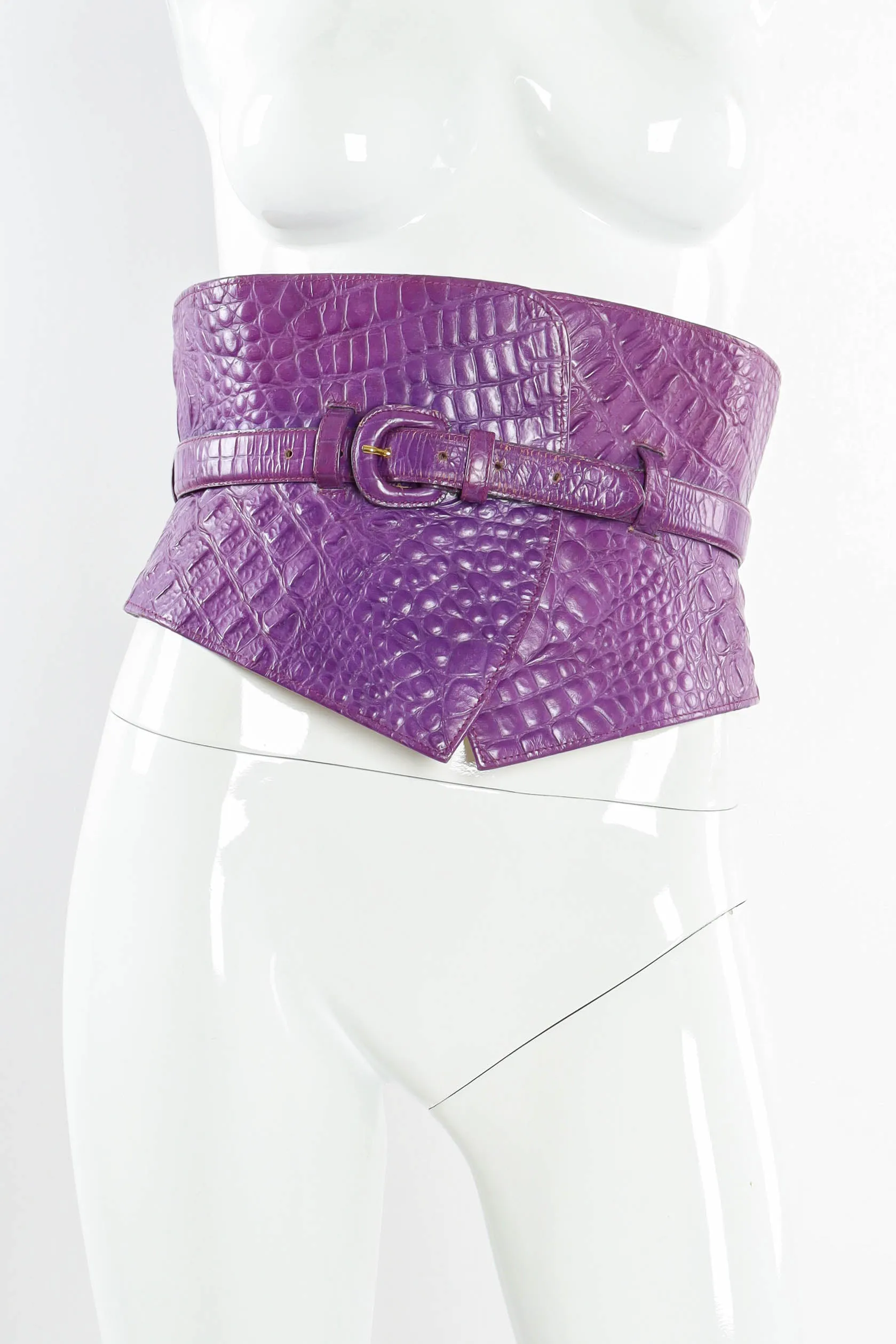 Crocodile Corset Waist Belt