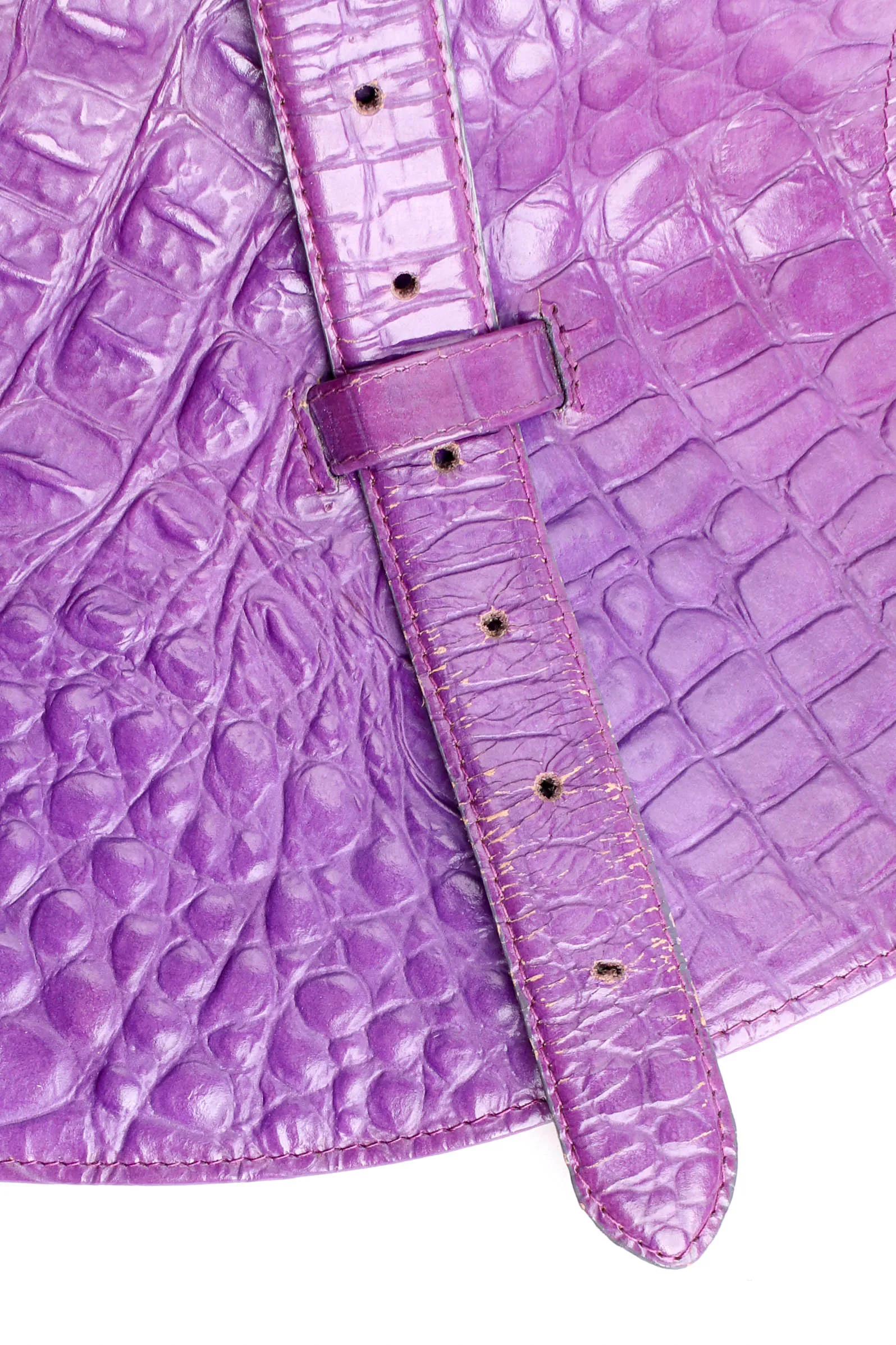 Crocodile Corset Waist Belt