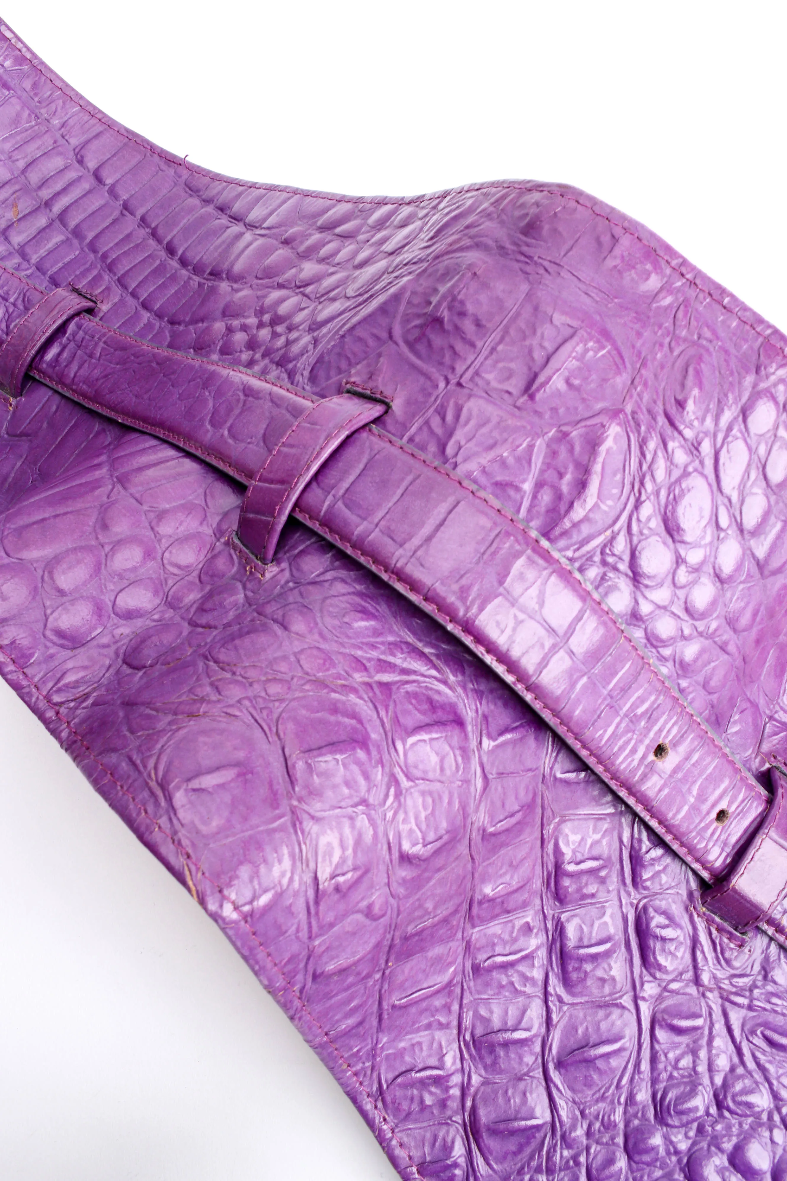 Crocodile Corset Waist Belt