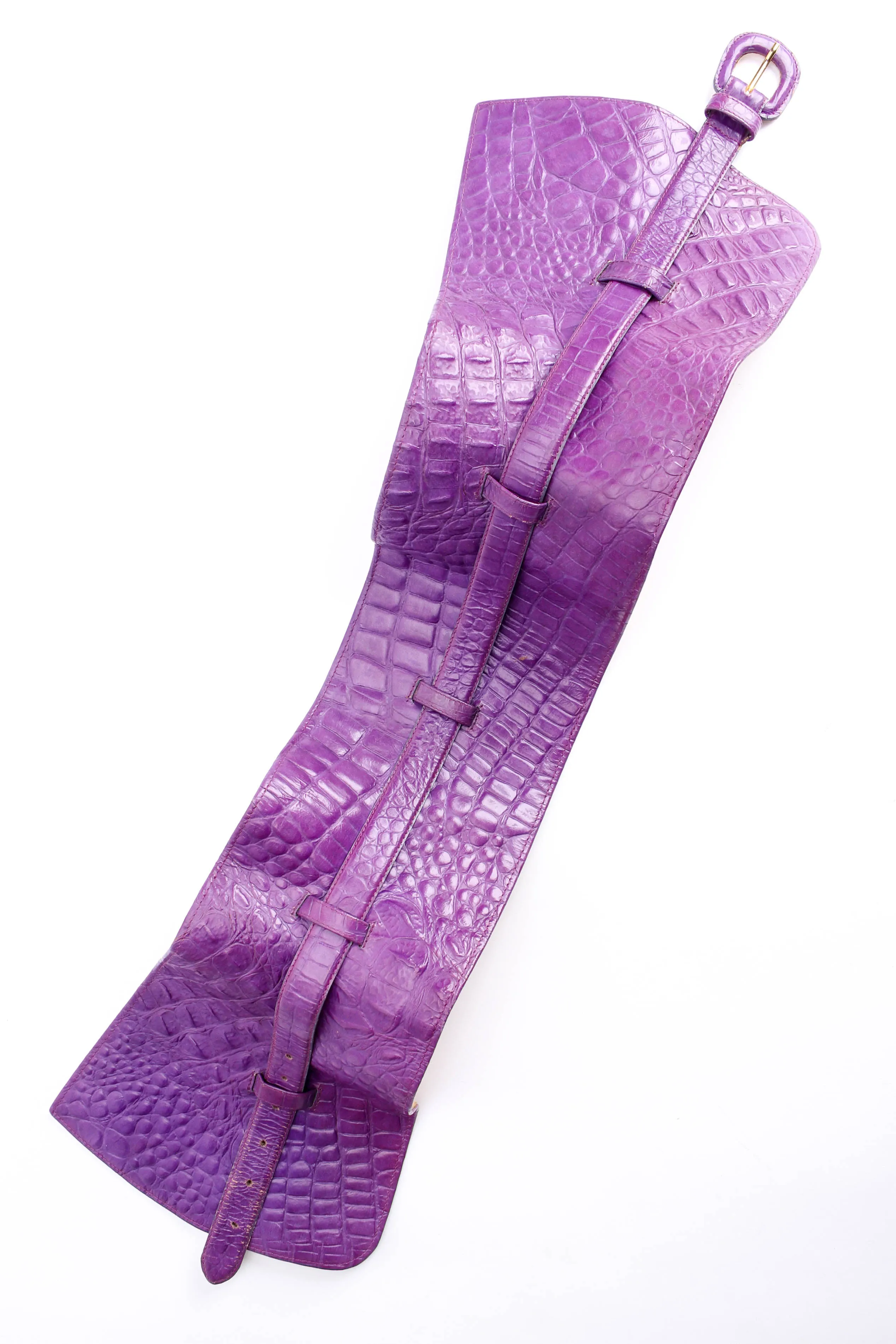 Crocodile Corset Waist Belt