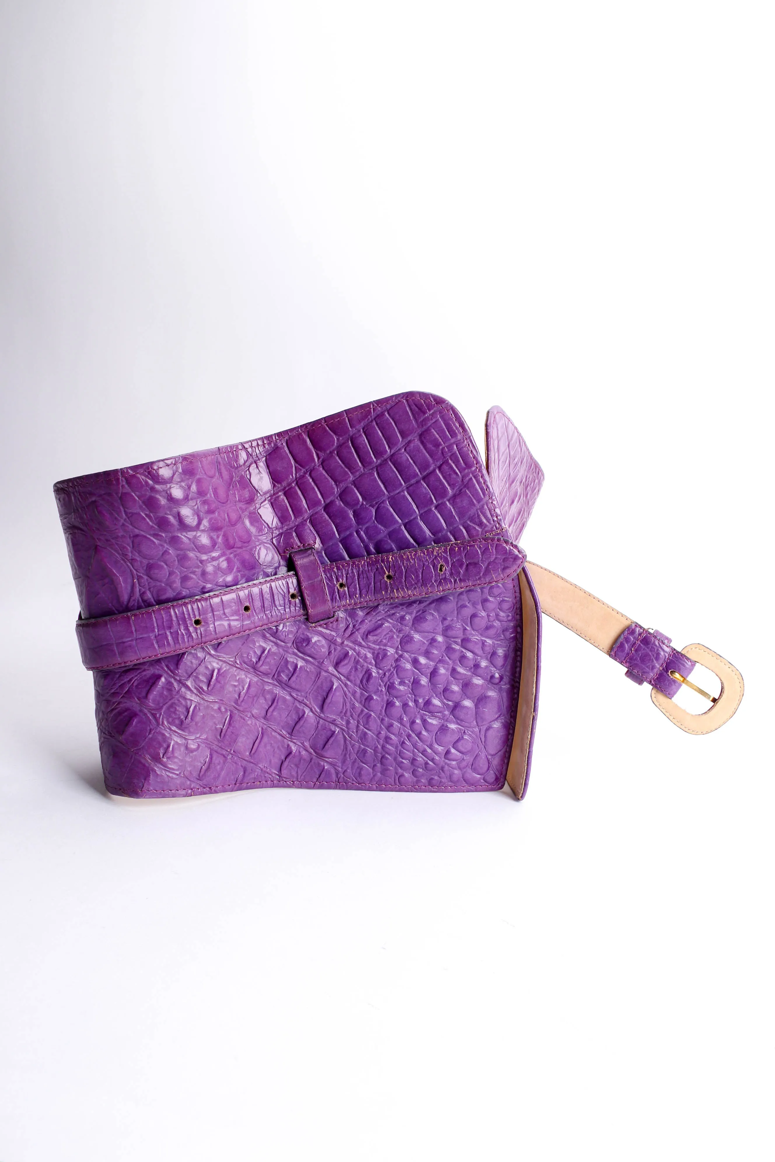 Crocodile Corset Waist Belt