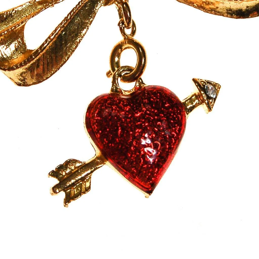 Cupids Heart and Arrow Brooch by Phister Enterprises