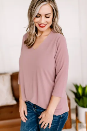 Cut To The Chase Top In Glamour