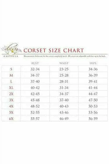 Deluxe Light Pink Sheer Lace Steel Boned Corset