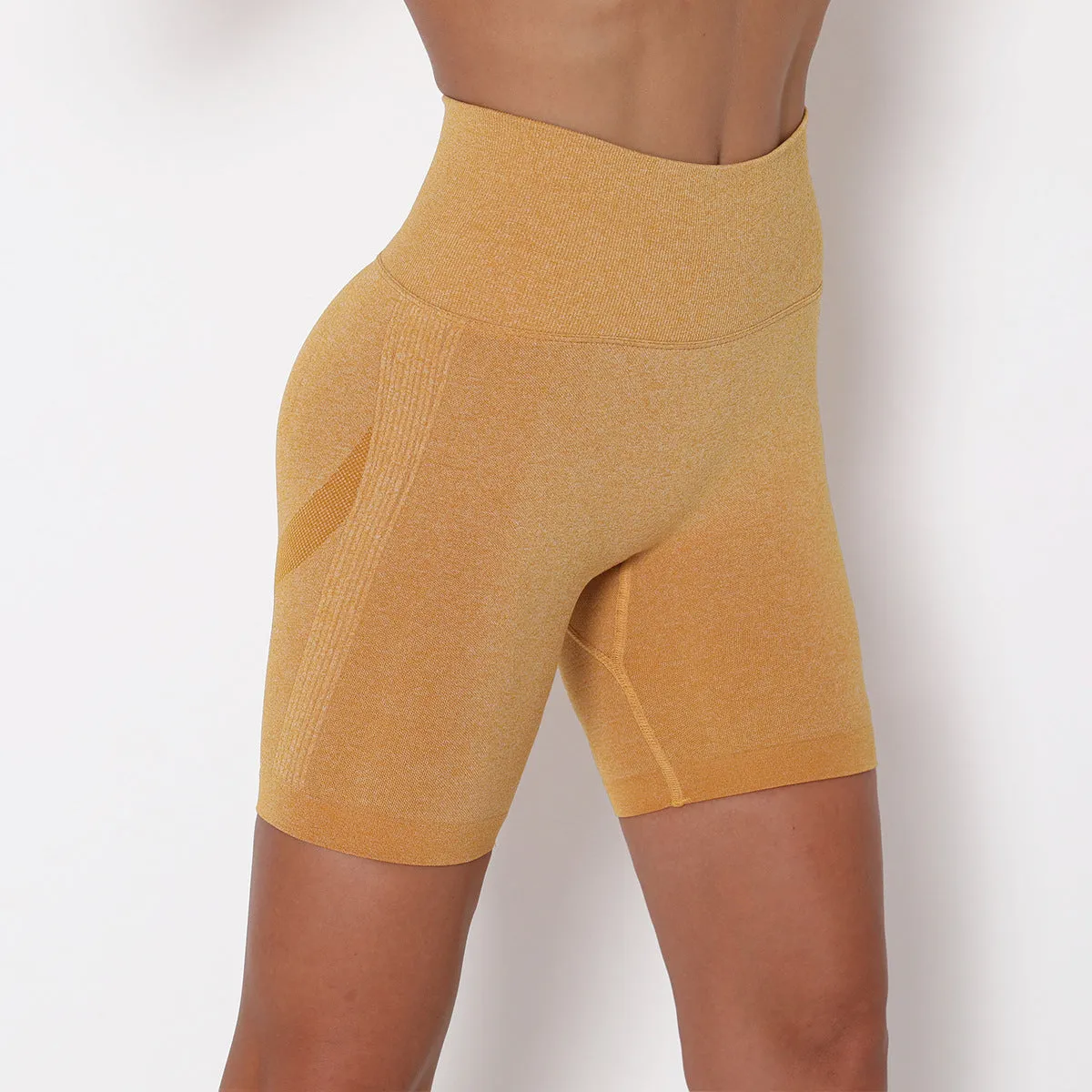 Dinazah Women High Waist Hip Lift Yoga Shorts