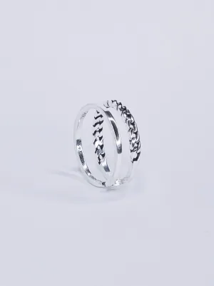 Double Chains Ring