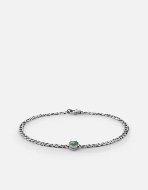 Dove Type Chain Bracelet, Sterling Silver