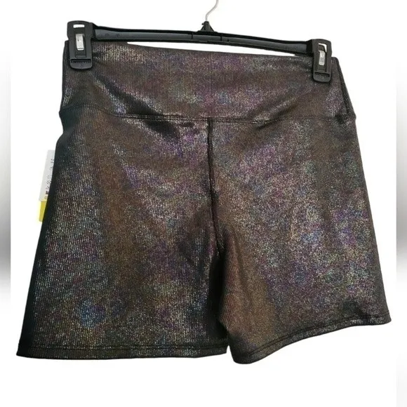 ELEVEN BY VENUS WILLIAMS Bell Of The Ball High Waist Rib Tennis Bike Shorts XL‌‌