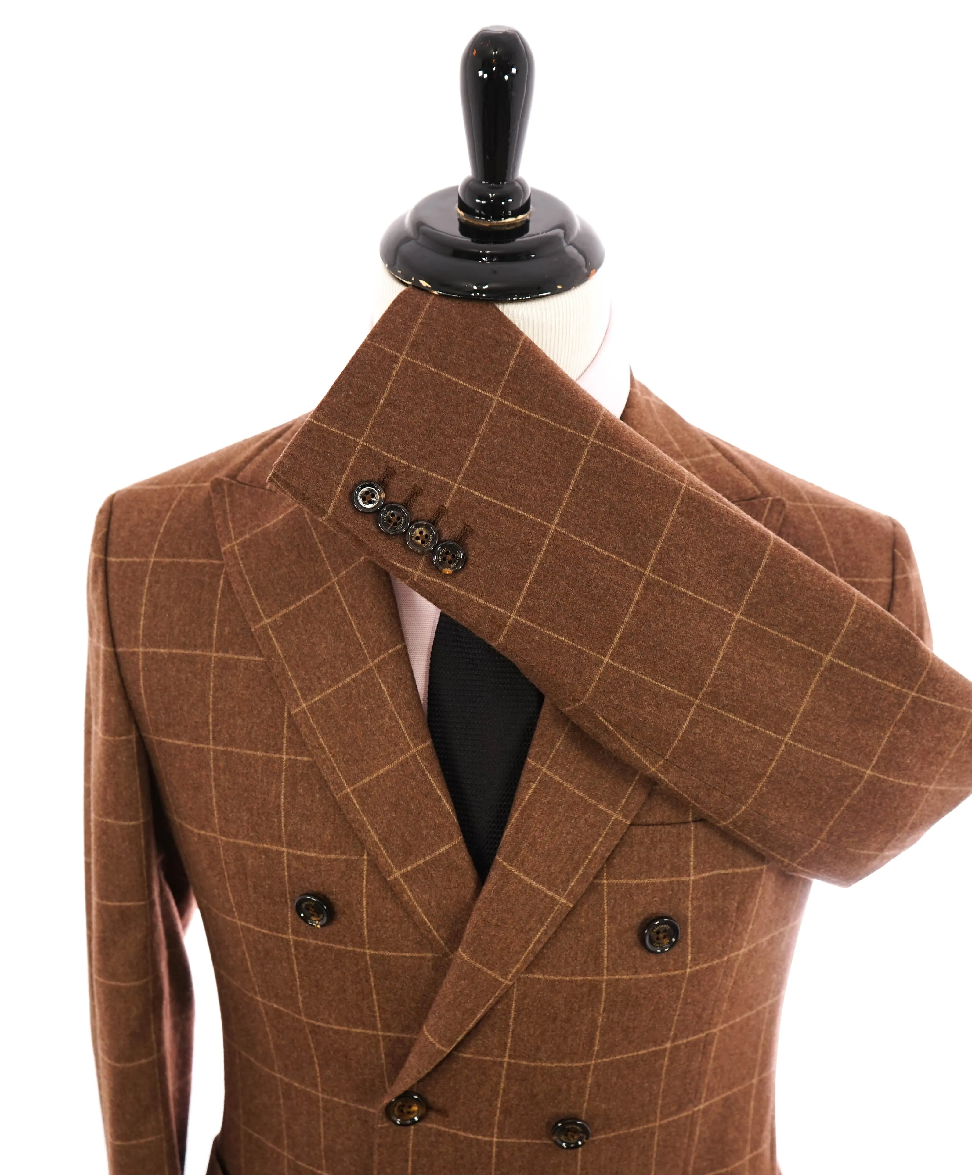 ELEVENTY - "WOOL & CASHMERE" Double-Breasted Camel Suit - 40 (50 EU)