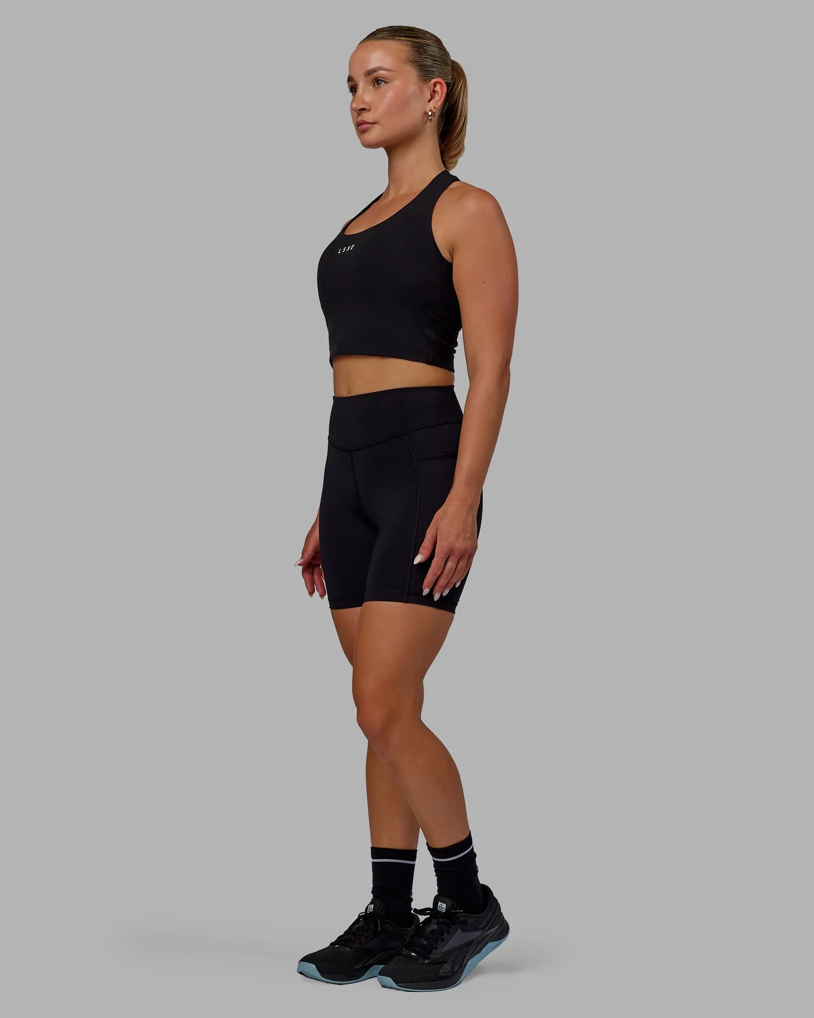 Elite Mid Short Legging - Black