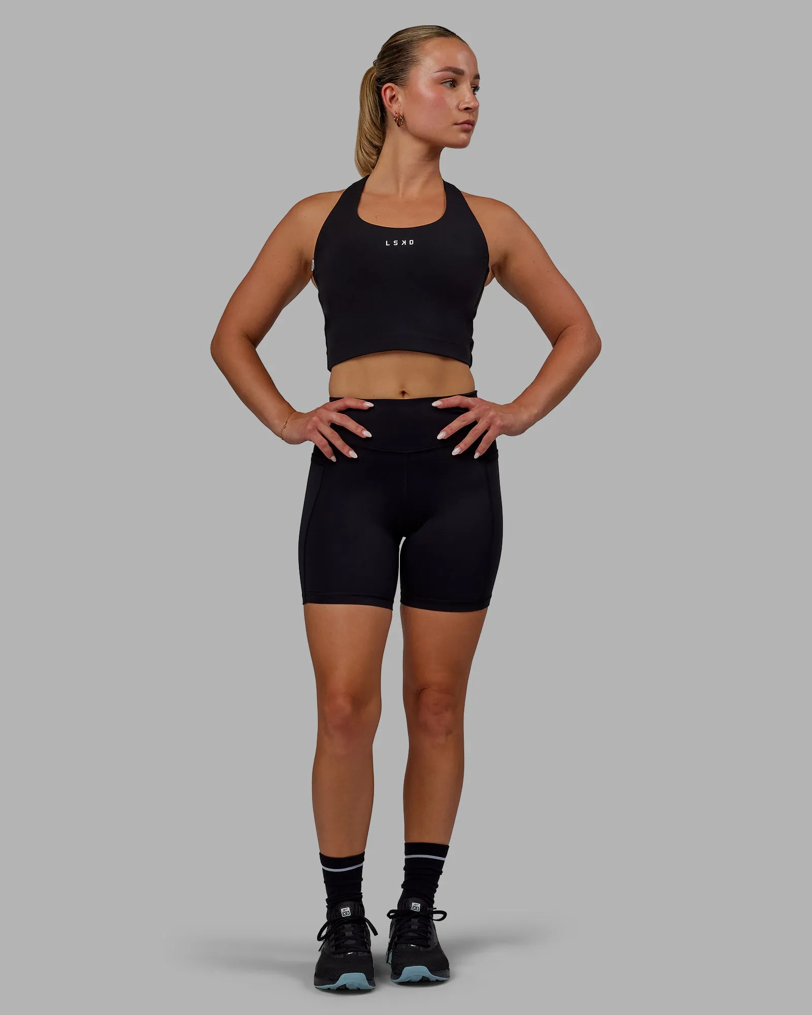 Elite Mid Short Legging - Black
